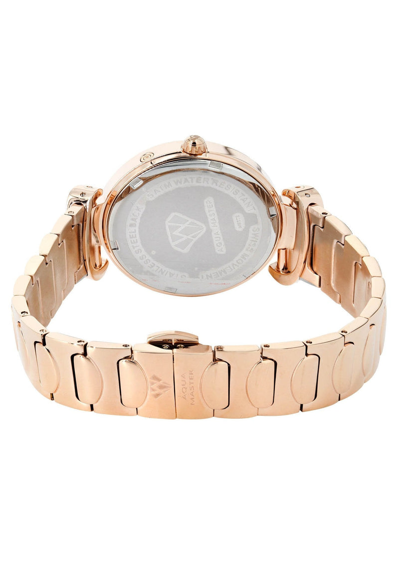 Womens Rose Gold Tone Diamond Watch | Appx 0.4 Carats