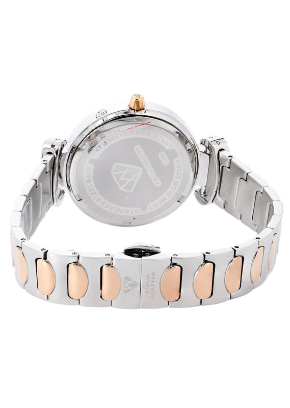 Womens Rose Gold Tone Diamond Watch | Appx 0.14 Carats