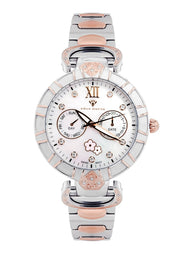 Womens Rose Gold Tone Diamond Watch | Appx 0.14 Carats