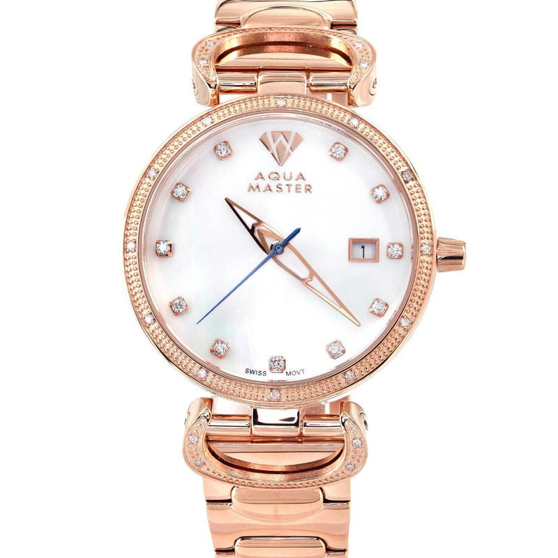 Womens Rose Gold Tone Diamond Watch | Appx 0.3 Carats