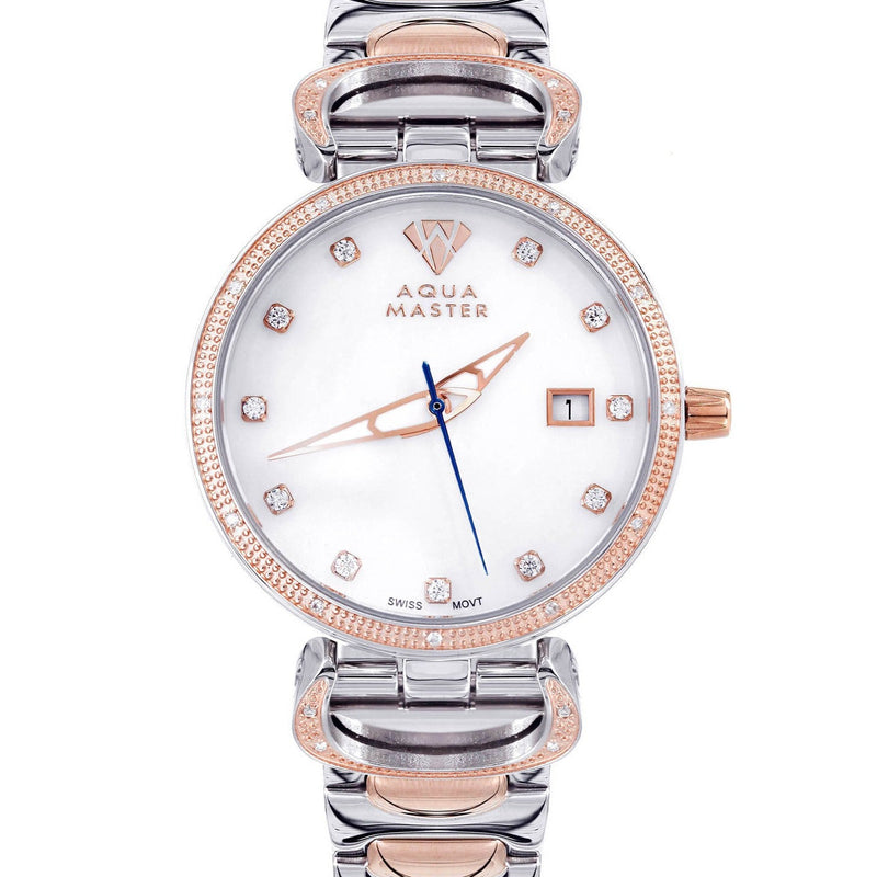 Womens Rose Gold Tone Diamond Watch | Appx 0.31 Carats