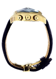 Mens Yellow Gold Tone Diamond Watch | Appx. 1.01 Carats