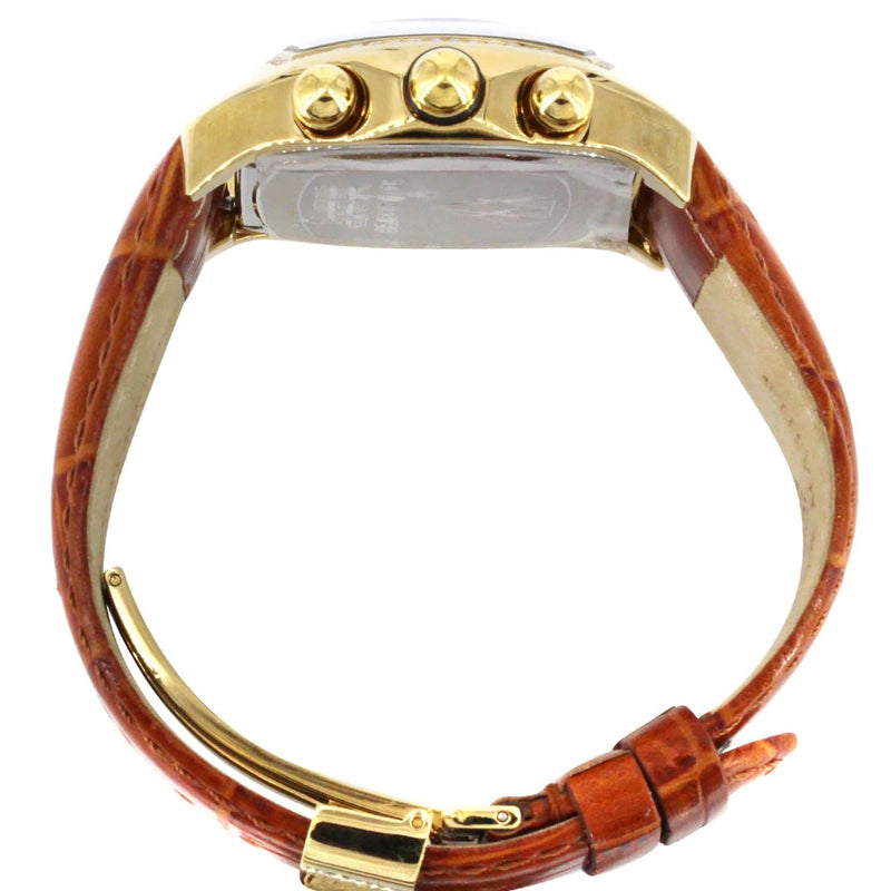 Mens Yellow Gold Tone Diamond Watch | Appx. 1 Carats