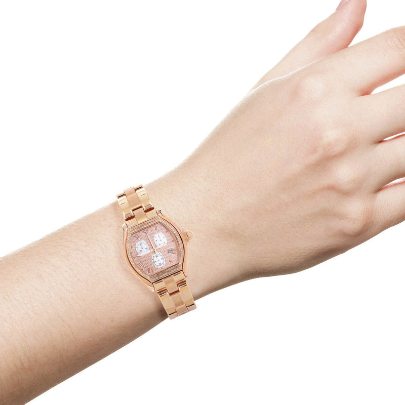 Womens Rose Gold Tone Diamond Watch | Appx 1.25 Carats