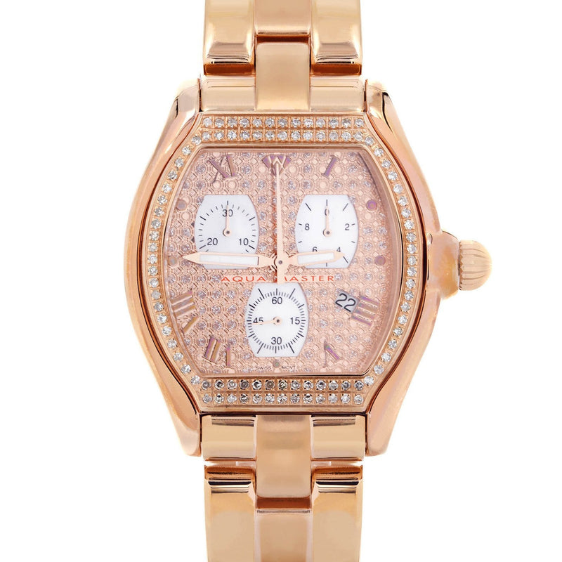 Womens Rose Gold Tone Diamond Watch | Appx 1.25 Carats