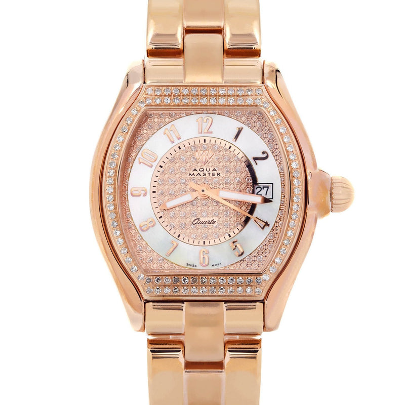 Womens Rose Gold Tone Diamond Watch | Appx 1.26 Carats