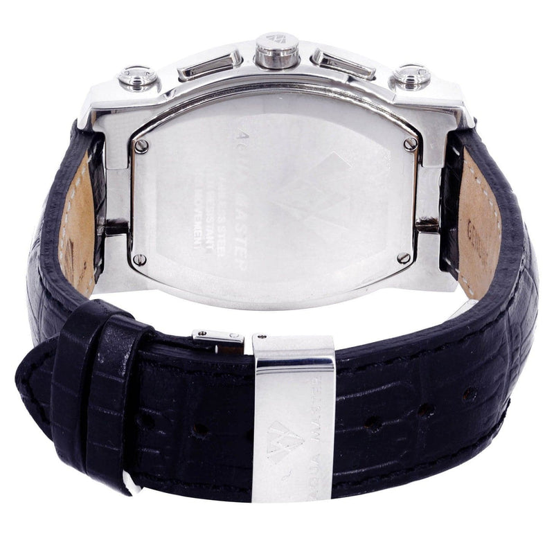 Mens White Gold Tone Diamond Watch | Appx. 2.51 Carats