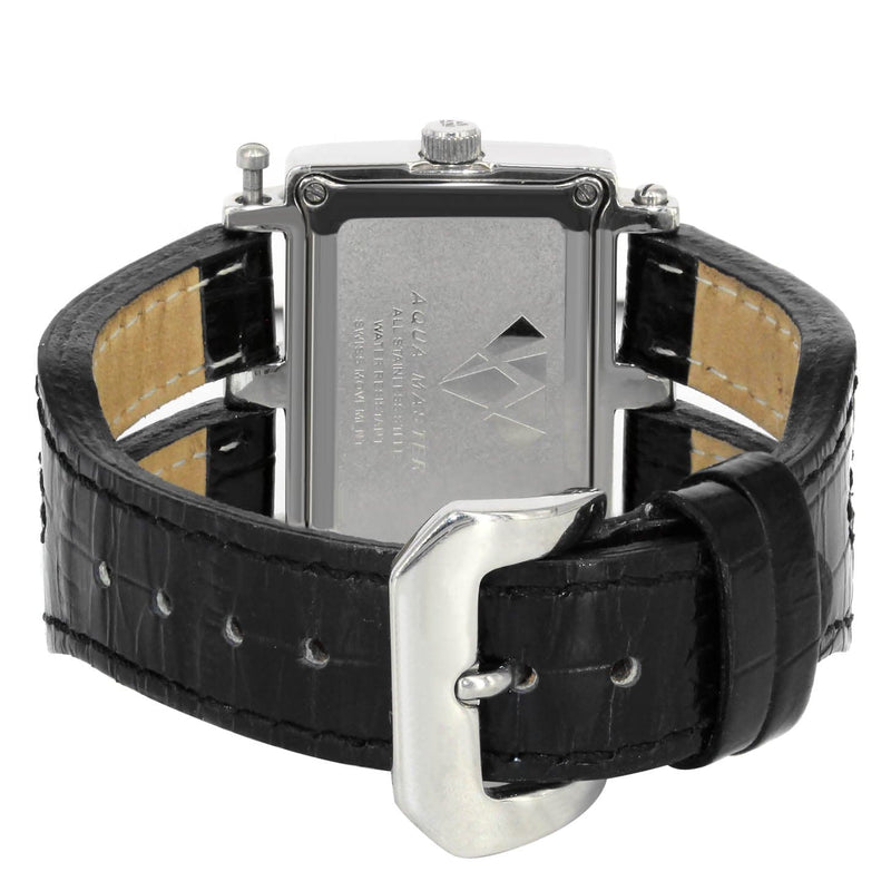 Mens White Gold Tone Diamond Watch | Appx. 1 Carats