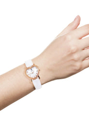 Womens Rose Gold Tone Diamond Watch | Appx 0.51 Carats