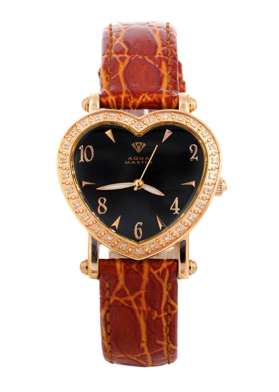 Womens Rose Gold Tone Diamond Watch | Appx 0.52 Carats