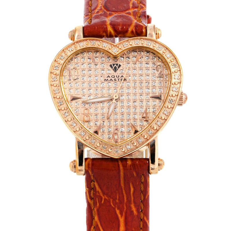 Womens Rose Gold Tone Diamond Watch | Appx 0.5 Carats
