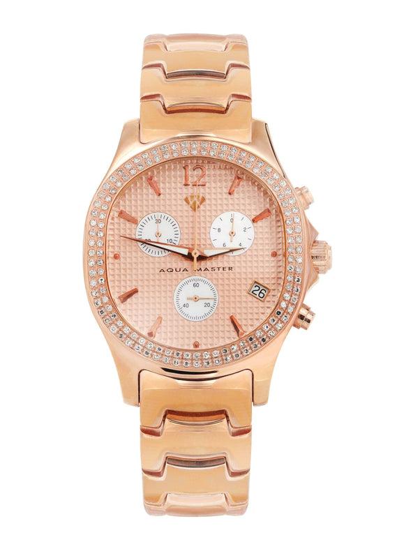 Mens Yellow Rose Tone Diamond Watch | Appx. 1.5 Carats