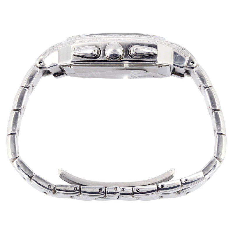 Mens White Gold Tone Diamond Watch | Appx. 2 Carats