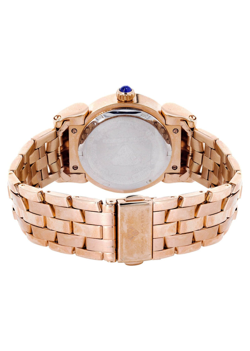 Womens Rose Gold Tone Diamond Watch | Appx 0.6 Carats