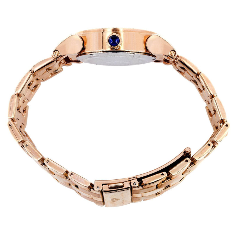 Womens Rose Gold Tone Diamond Watch | Appx 0.6 Carats