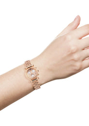 Womens Rose Gold Tone Diamond Watch | Appx 0.85 Carats