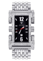 Mens White Gold Tone Diamond Watch | Appx. 2.75 Carats