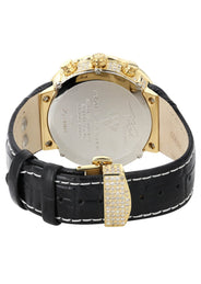Mens Yellow Gold Tone Diamond Watch | Appx. 5.35 Carats