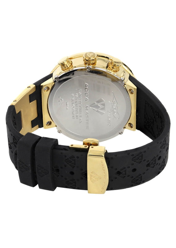 Yellow Gold Tone Diamond Watch | Appx. 0.26 Carats