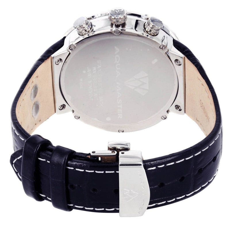 Mens White Gold Tone Diamond Watch | Appx. 0.25 Carats
