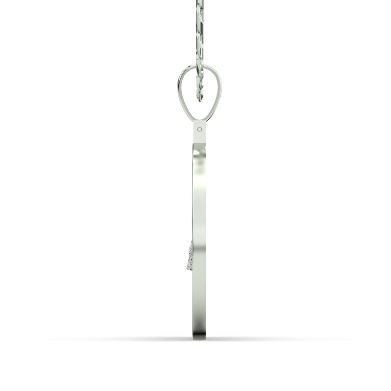 Men's VVS Lab Diamond Customizable White Gold Last Supper Necklace Pendant