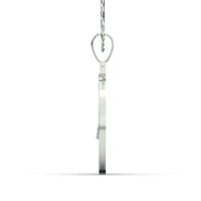 Men's VVS Lab Diamond Customizable White Gold Last Supper Necklace Pendant