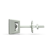 Men's Jewelry - VVS Lab Diamond Princess Cut Stud Earrings For Men | 14K White Gold