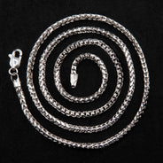 10K White Gold Franco Necklace / 3 MM