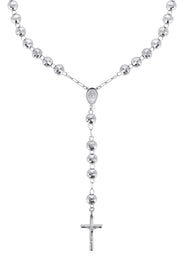 Rosary White Gold Chain 10K