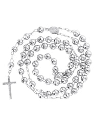 Rosary White Gold Chain 10K