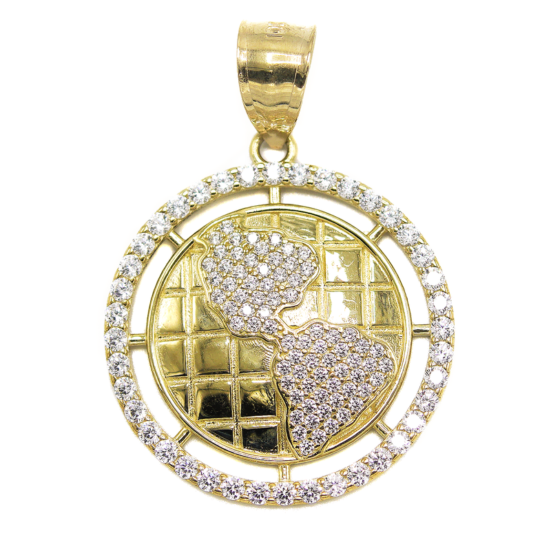 10KGold World Pendant  Gold | 5.5 Grams