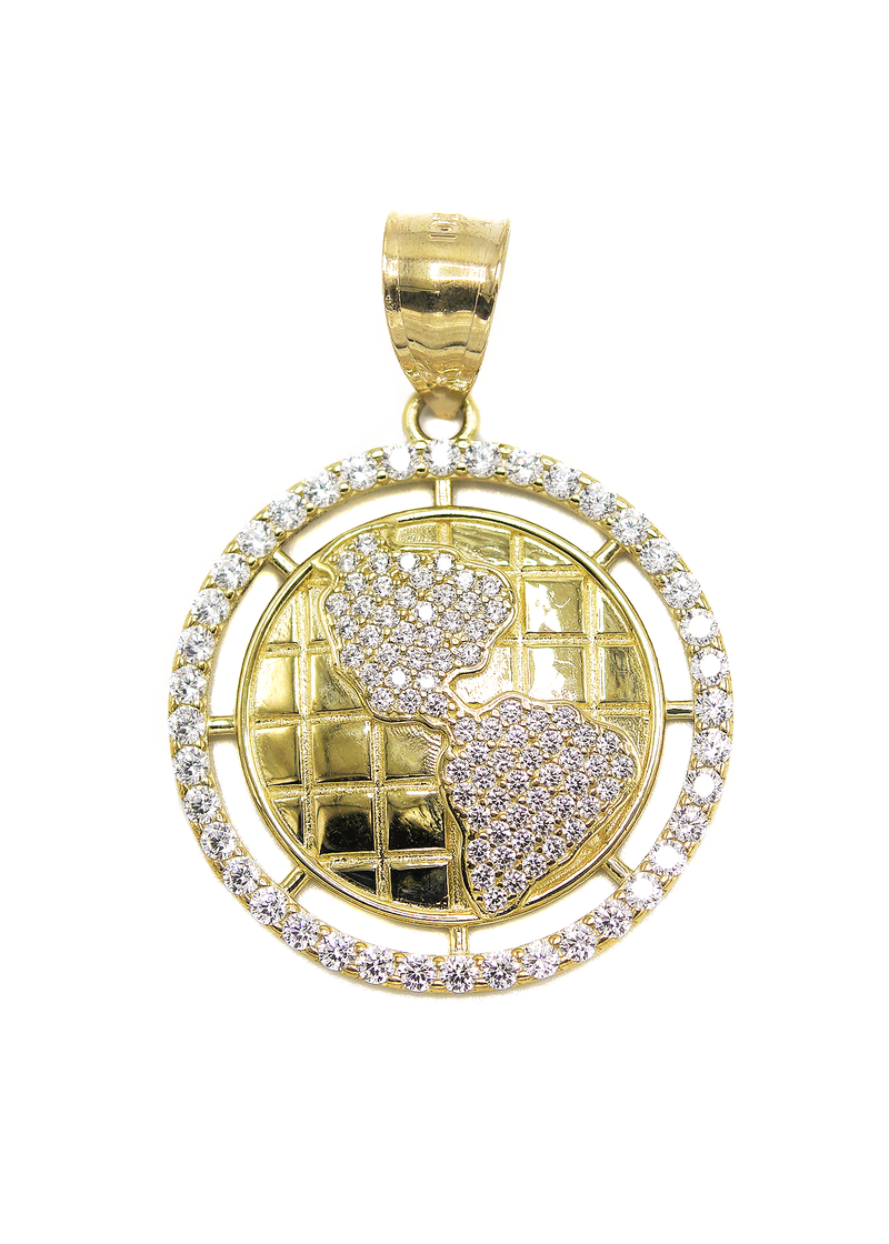10KGold World Pendant  Gold | 5.5 Grams