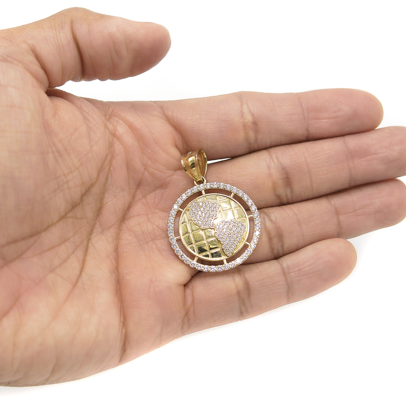 10KGold World Pendant  Gold | 5.5 Grams