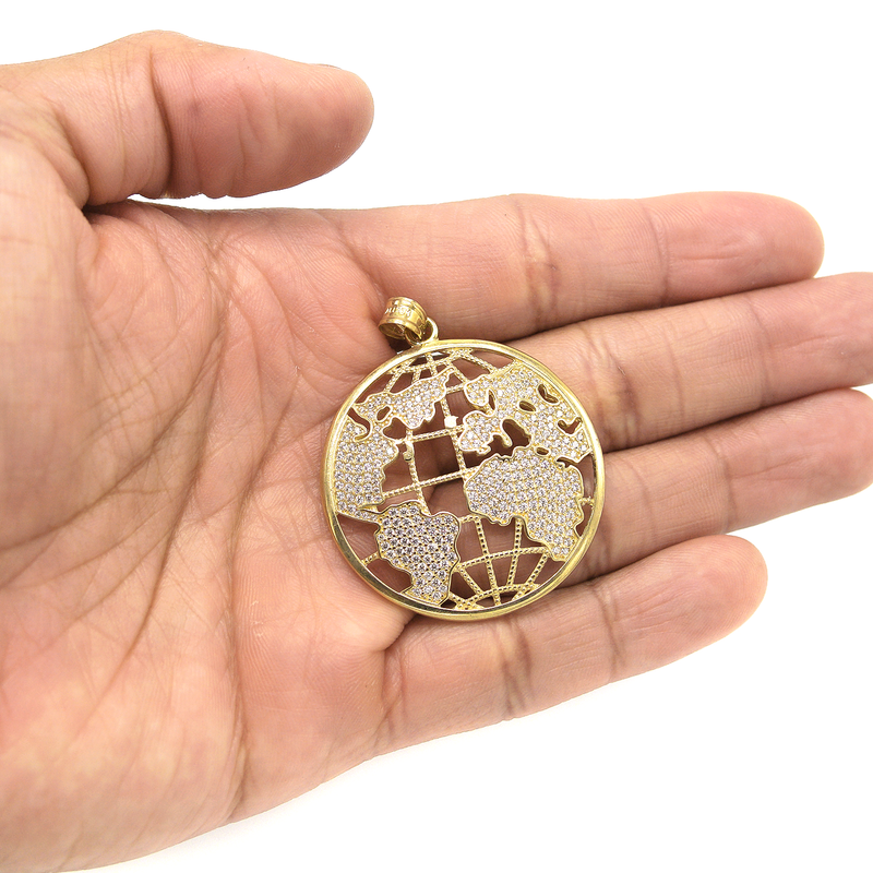 10KGold World Pendant  Gold | 10 Grams