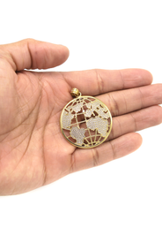 10KGold World Pendant  Gold | 10 Grams