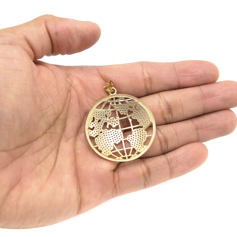 10KGold World Pendant  Gold | 10 Grams