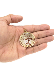10KGold World Pendant  Gold | 10 Grams