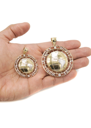 10KGold "World Is Yours" Pendant  Gold | Customizable Size