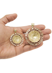 10KGold "World Is Yours" Pendant  Gold | Customizable Size
