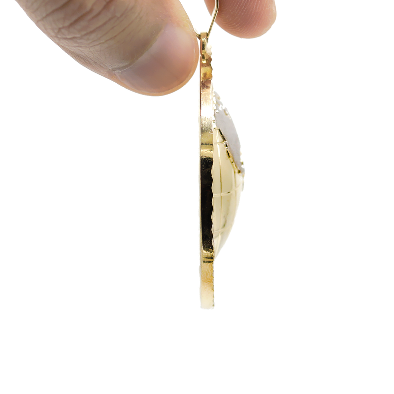 10KGold "World Is Yours" Pendant  Gold | Customizable Size