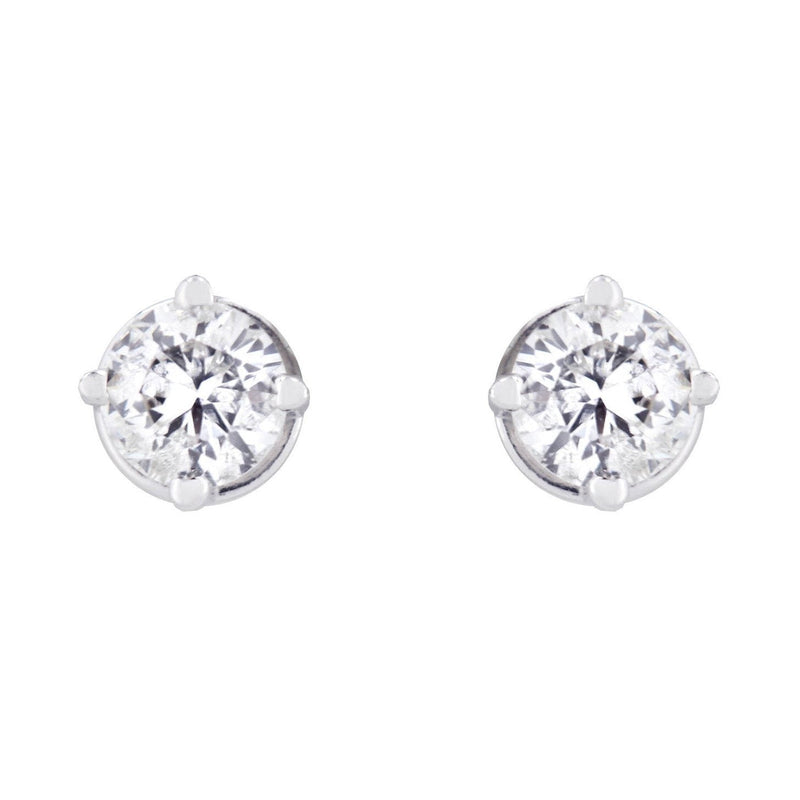 Round Diamond Stud Earrings | 0.65 Carats