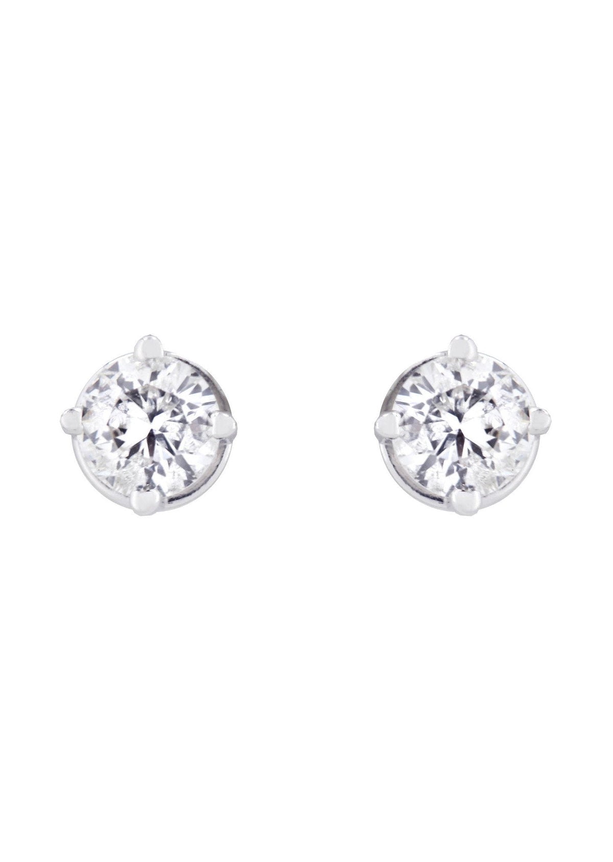 Round Diamond Stud Earrings | 0.5 Carats