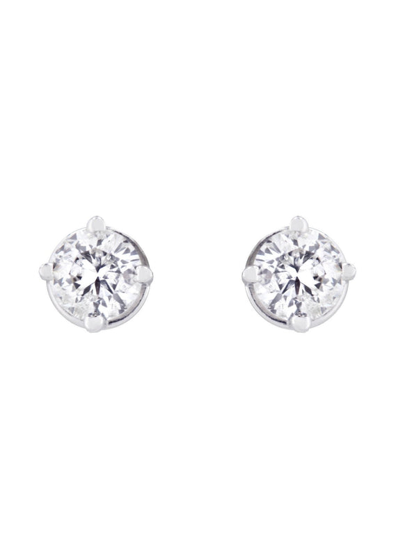 Round Diamond Stud Earrings | 0.5 Carats