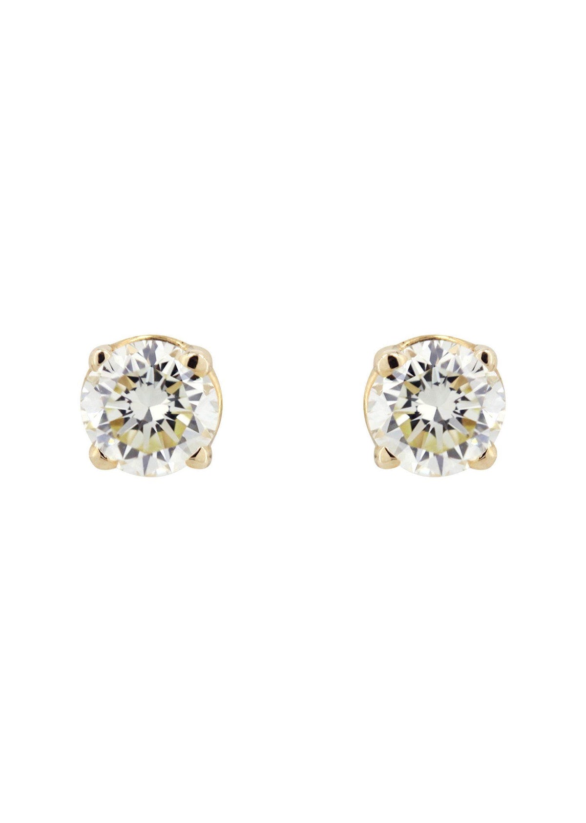 Round Diamond Stud Earrings | 0.3 Carats