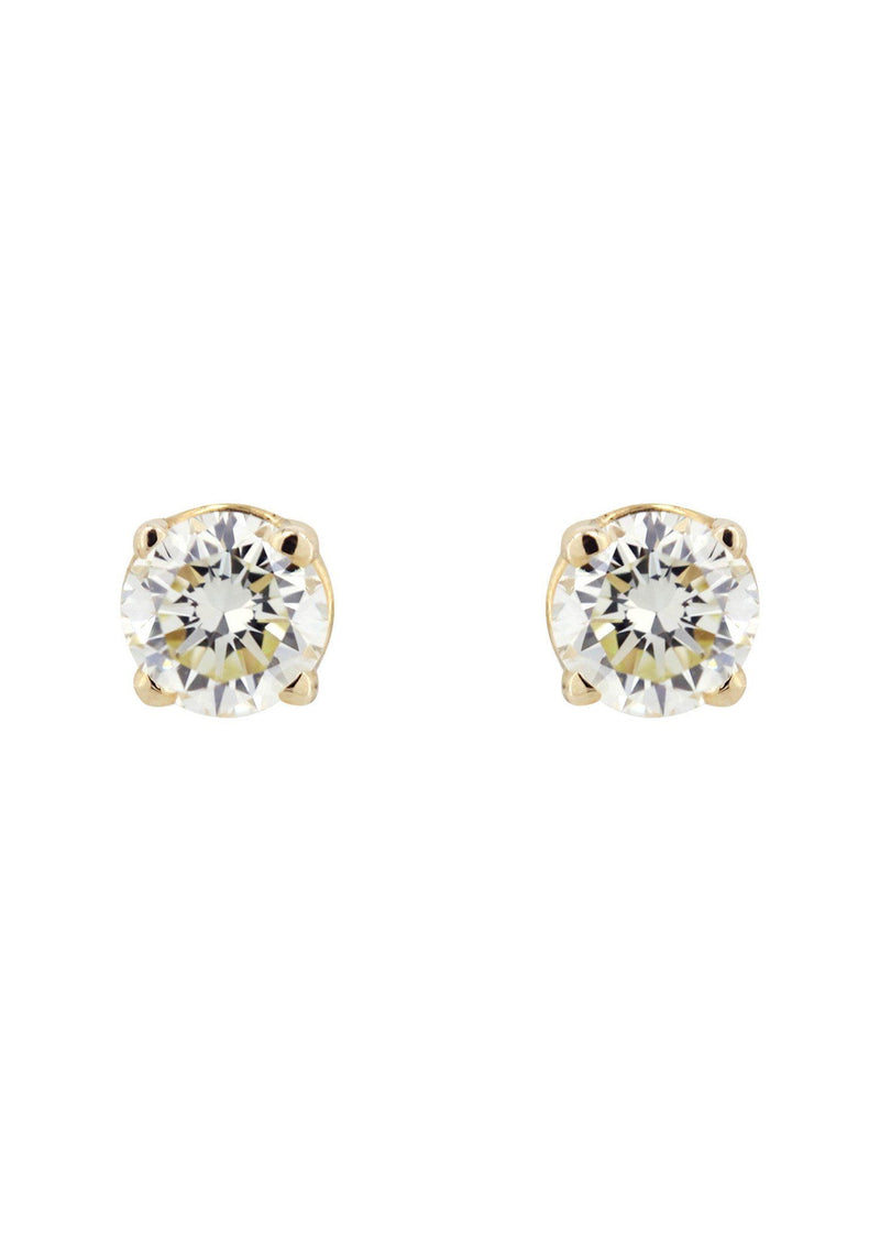 Round Diamond Stud Earrings | 0.3 Carats