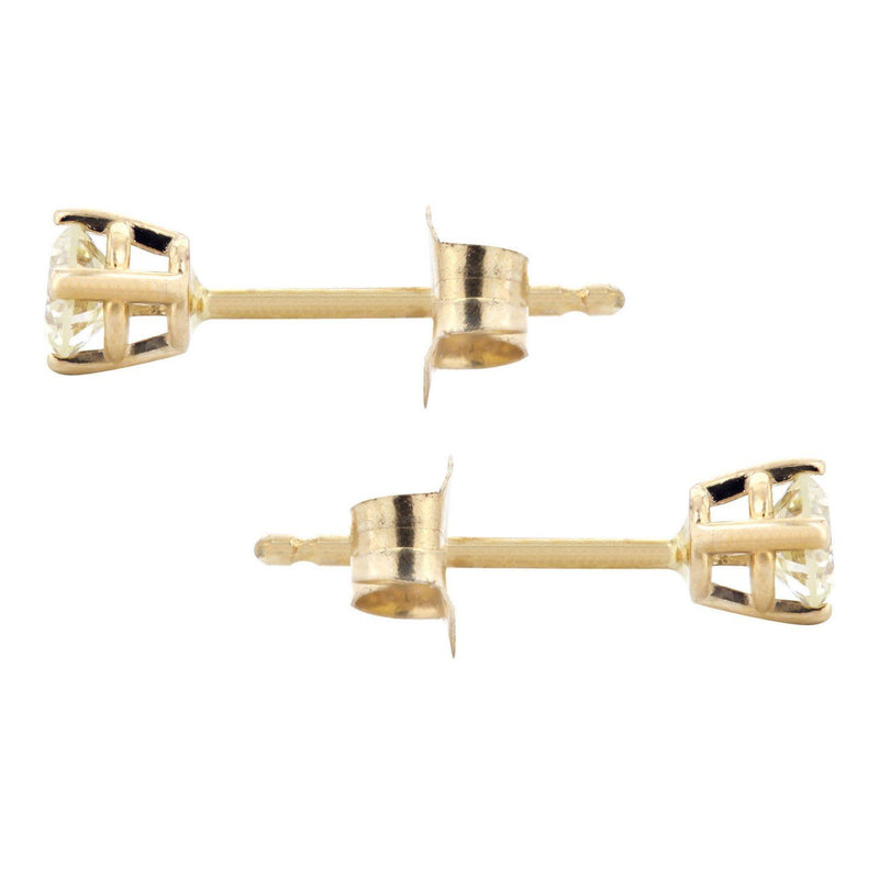 Round Diamond Stud Earrings | 0.3 Carats