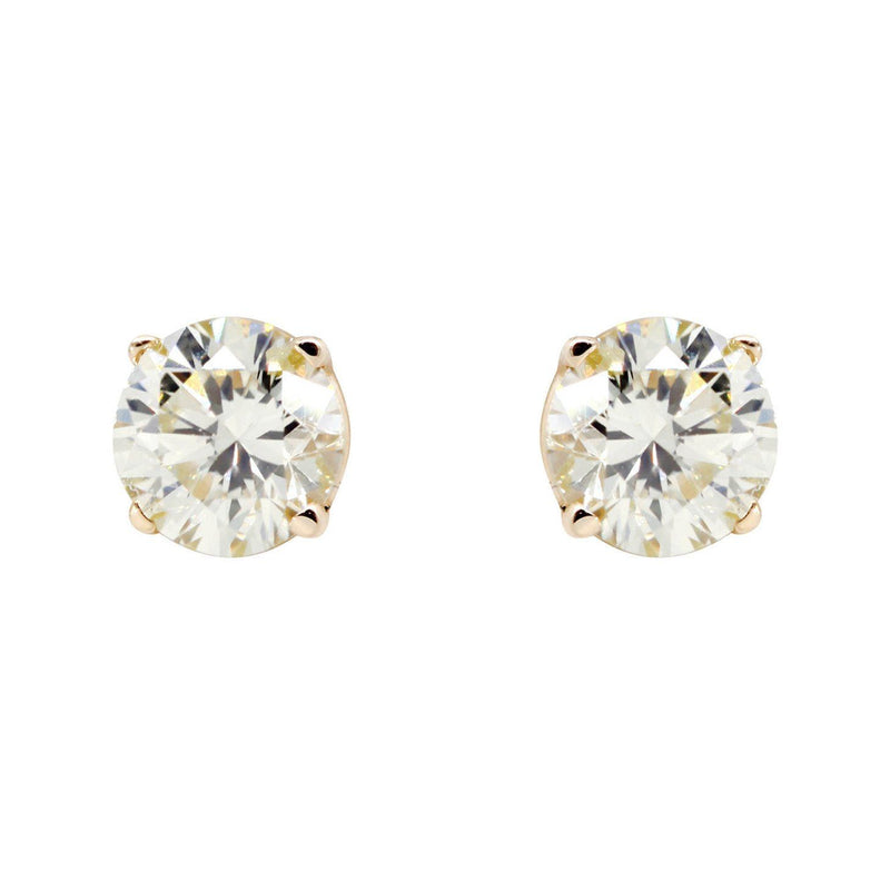 Round Diamond Stud Earrings | 0.5 Carats