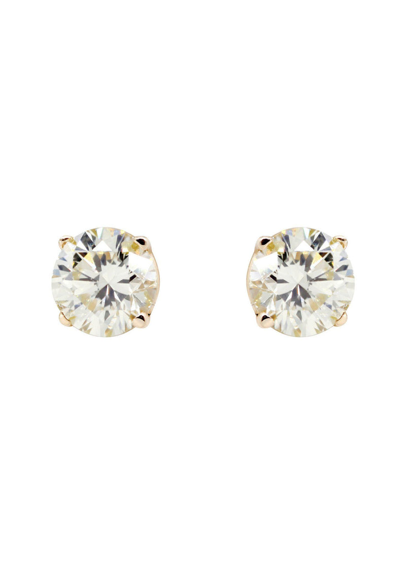 Round Diamond Stud Earrings | 0.5 Carats