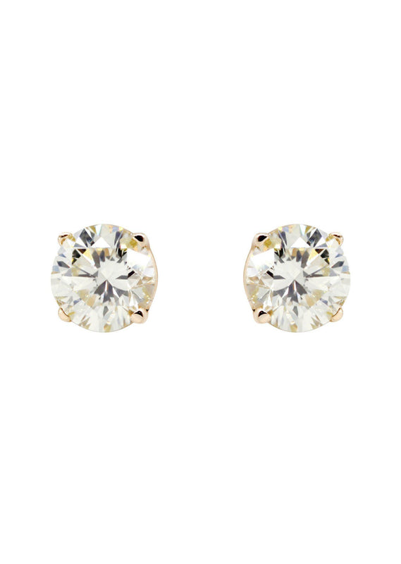 Round Diamond Stud Earrings | 0.5 Carats