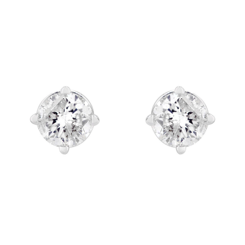 Round Diamond Stud Earrings | 0.35 Carats